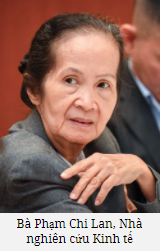Bà Phạm Chi Lan, Nhà nghiên cứu Kinh té
