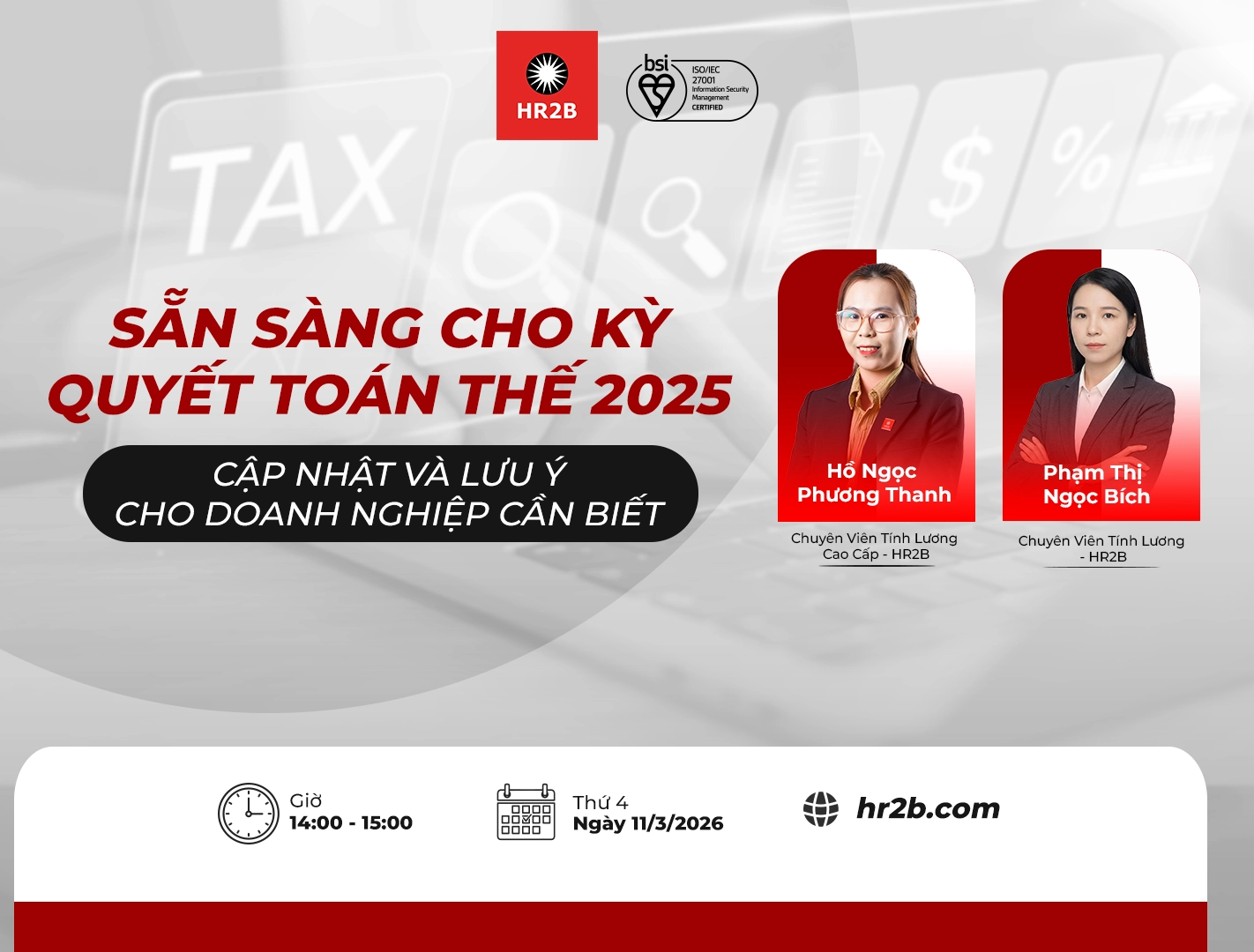 Sẵn sàng cho mùa quyết toán thuế 2025: Cập nhật và lưu ý cho doanh nghiệp cần biết.