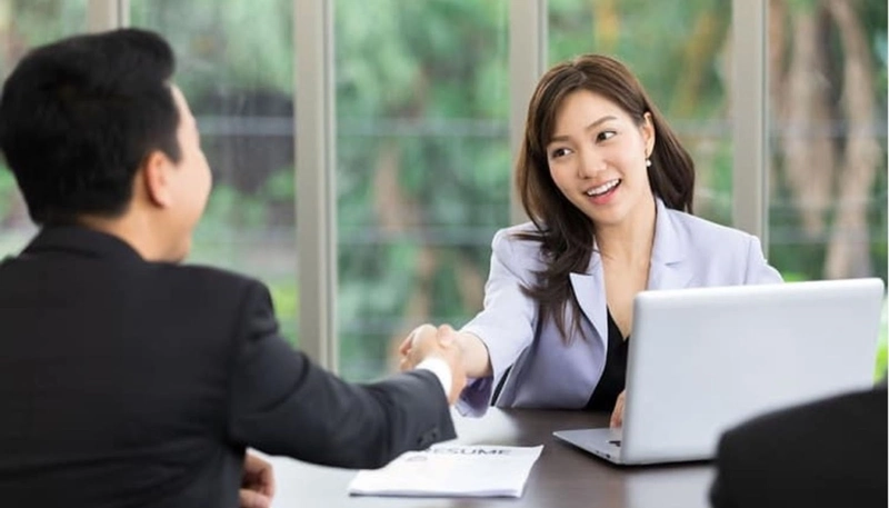 The business conducts an overall assessment and makes a recruitment decision. 